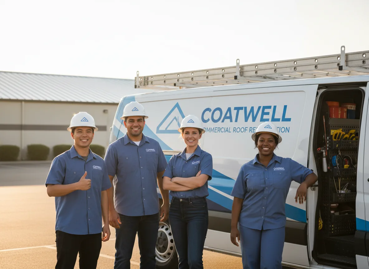 Commercial roof coating company in Hewitt, MN